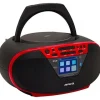 AIWA BBTU-500DAB czarno-czerwony