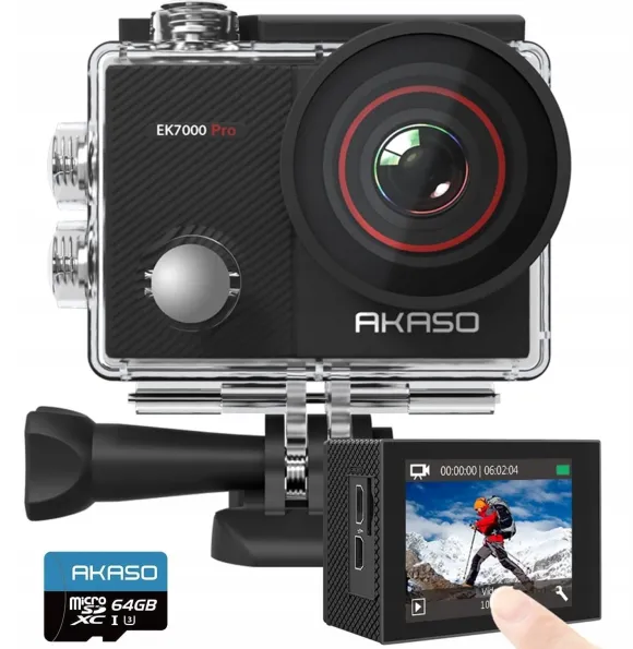 AKASO EK7000 Pro Kamera sportowa 4K 20MP EIS