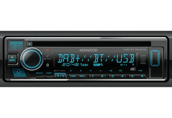Kenwood KDC-BT760DAB Czarny 50 W Bluetooth