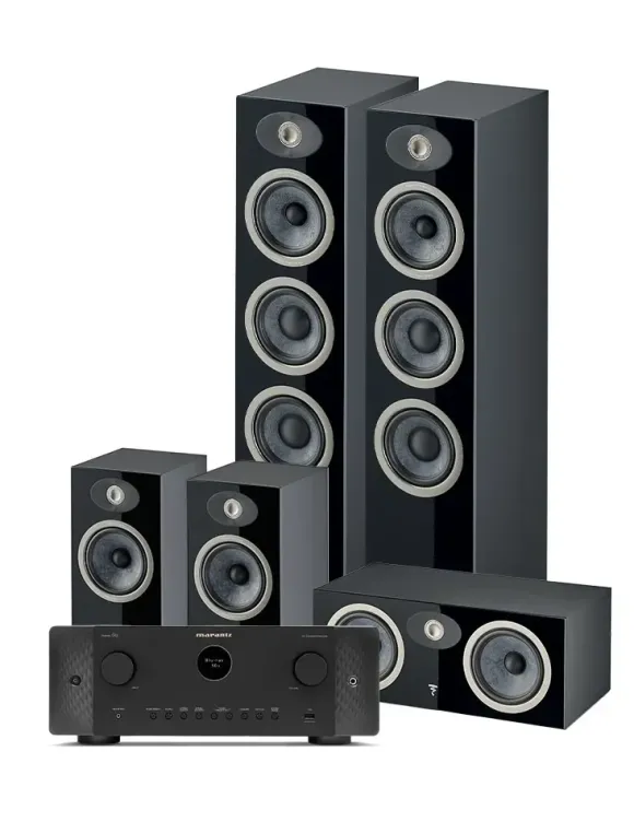 Kino domowe Marantz Cinema 60 + Theva N°2/N°1/Center, Light Wood