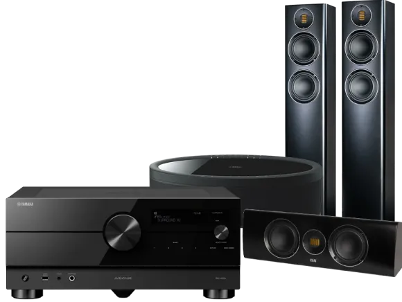 Kino domowe Yamaha RX-A6A + Carina FS247 + CC 241 + MusicCast 50