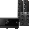 Kino domowe Yamaha RX-A6A (czarny) + Diva 6 + 3 + 7 (czarny)