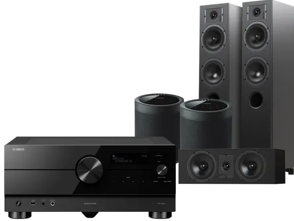 Kino domowe Yamaha RX-A6A + Diva 5 + 7 + 2 x MusicCast 20