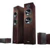 Kino domowe Yamaha RX-V4A (czarny) + NS-F51 (orzech) + NS-P51 (orzech)