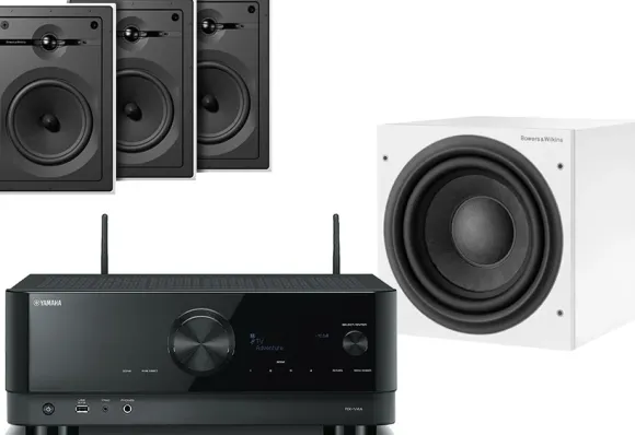 Kino domowe Yamaha RX-V4A + 3 x CWM362 + ASW 608