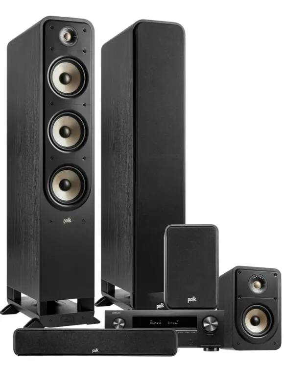 Kino domowe Zestaw Denon AVR-X1800H z Polk Audio ES60/ES15/ES35C — Wysoka jakość dźwięku 5.0, 16845-defaultCombination