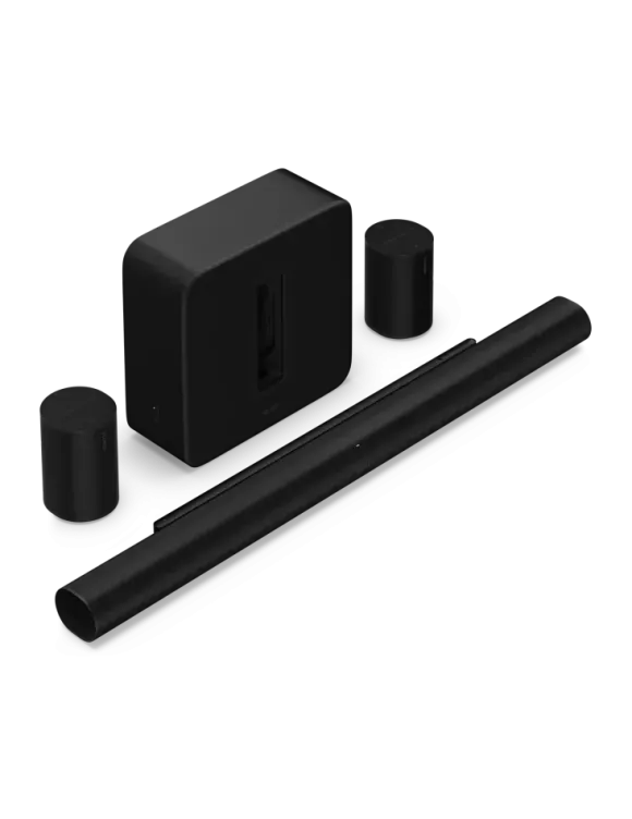 Kino domowe Zestaw Sonos Arc Ultra — Kino domowe z Sub 4 i 2 Era 100, Dolby Atmos, Kolor: Biały