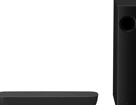 Panasonic SC-htb254egk 2.1 Sound Bar (120 W RMS, wejście HDMI z ARC, szerokokątny obiektyw, Bluetooth, DTS Digital Surround) czarna SC-HTB254EGK