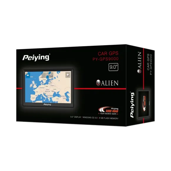 Peiying Alien PY-GPS9000 + Mapa EU