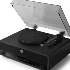 Philips Gramofon TAV3000B/10 Czarny, Automatyczny, Napęd pasowy, Prędkość odtw. 33 1/3, 45, 78 obr./min