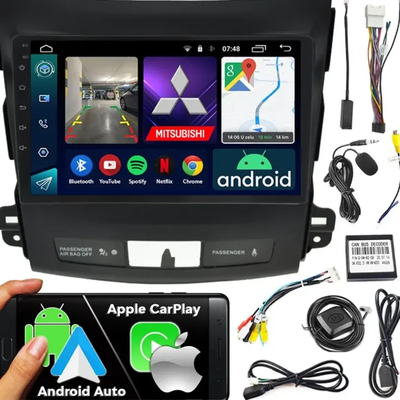 Radio nawigacja Android RS-305 Mitsubishi Outlander 2006-2012 2GB 9'