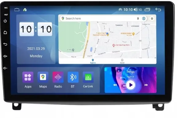 RADIO NAWIGACJA GPS PEUGEOT 407 2004-2011 ANDROID