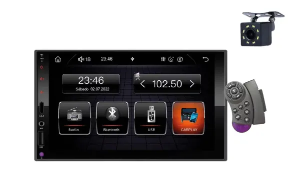 Radioodtwarzacz Deer MP-8050C Android Auto Car Play kamera