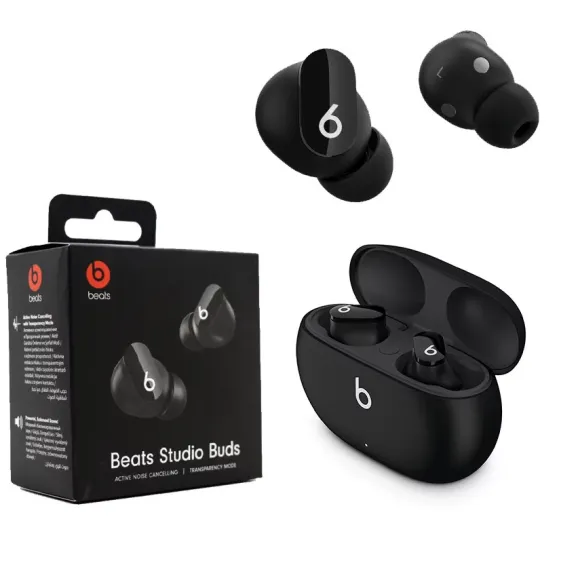 Słuchawki bezprzewodowe - Apple Beats Studio Buds True Wireless - ANC Wodoodporne - Czarne