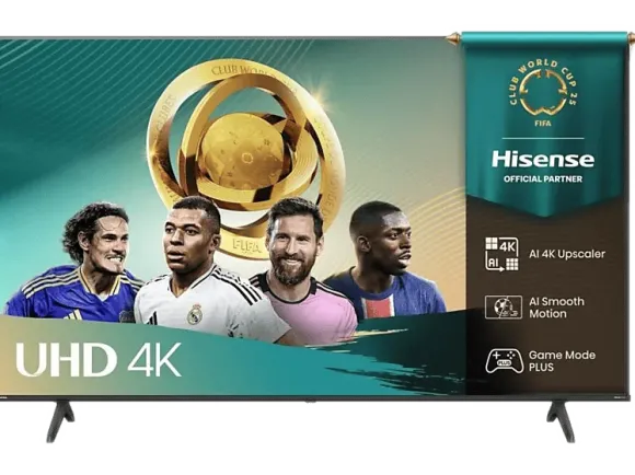 Telewizor HISENSE 50A6Q 50" 4K VIDAA Smart OS Al Upscaler Czarny