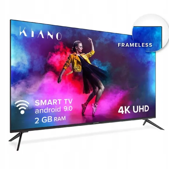 Telewizor Kiano Elegance, 50" LED SmartTV szary