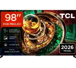 Telewizor TCL 98RM9L 98" RGB-Mini LED 4K 144Hz Google TV Funkcje AI Dolby Vision Dolby Atmos Bang & Olufsen HDMI 2.1 DVB-T2